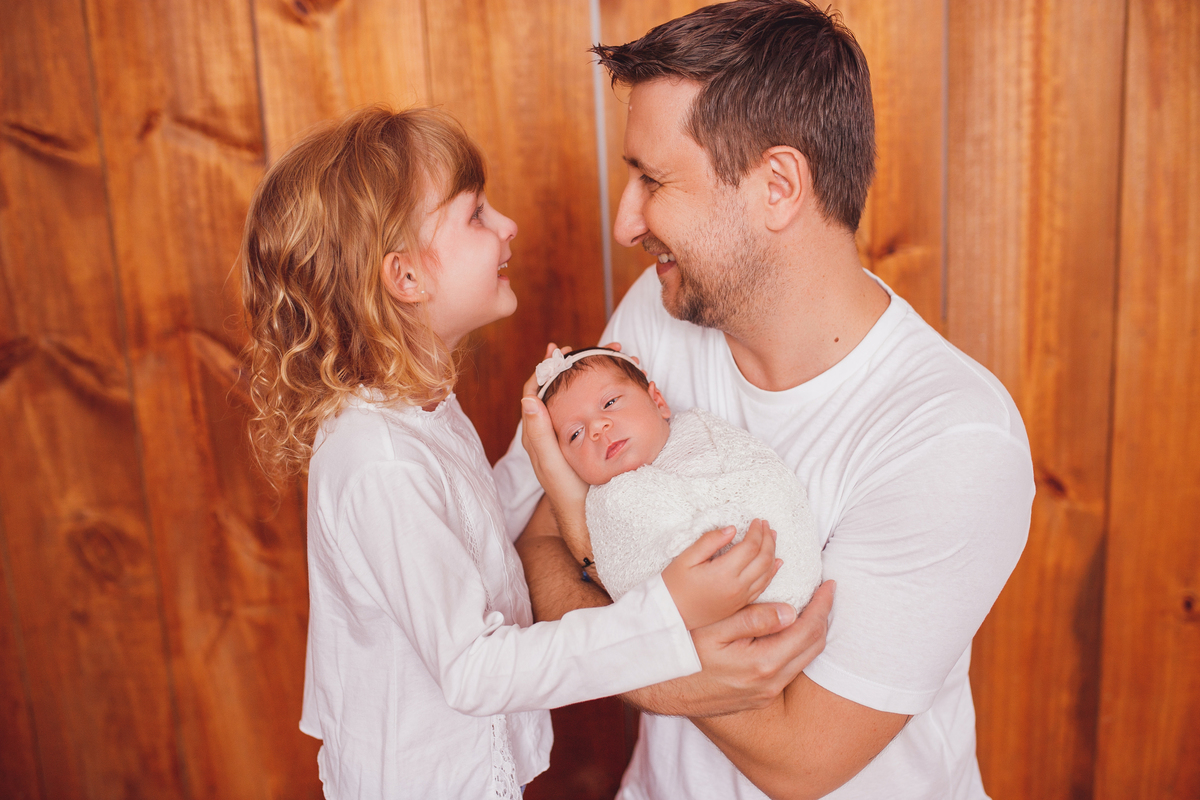fotografa familia curitiba - newborn estudio menina 