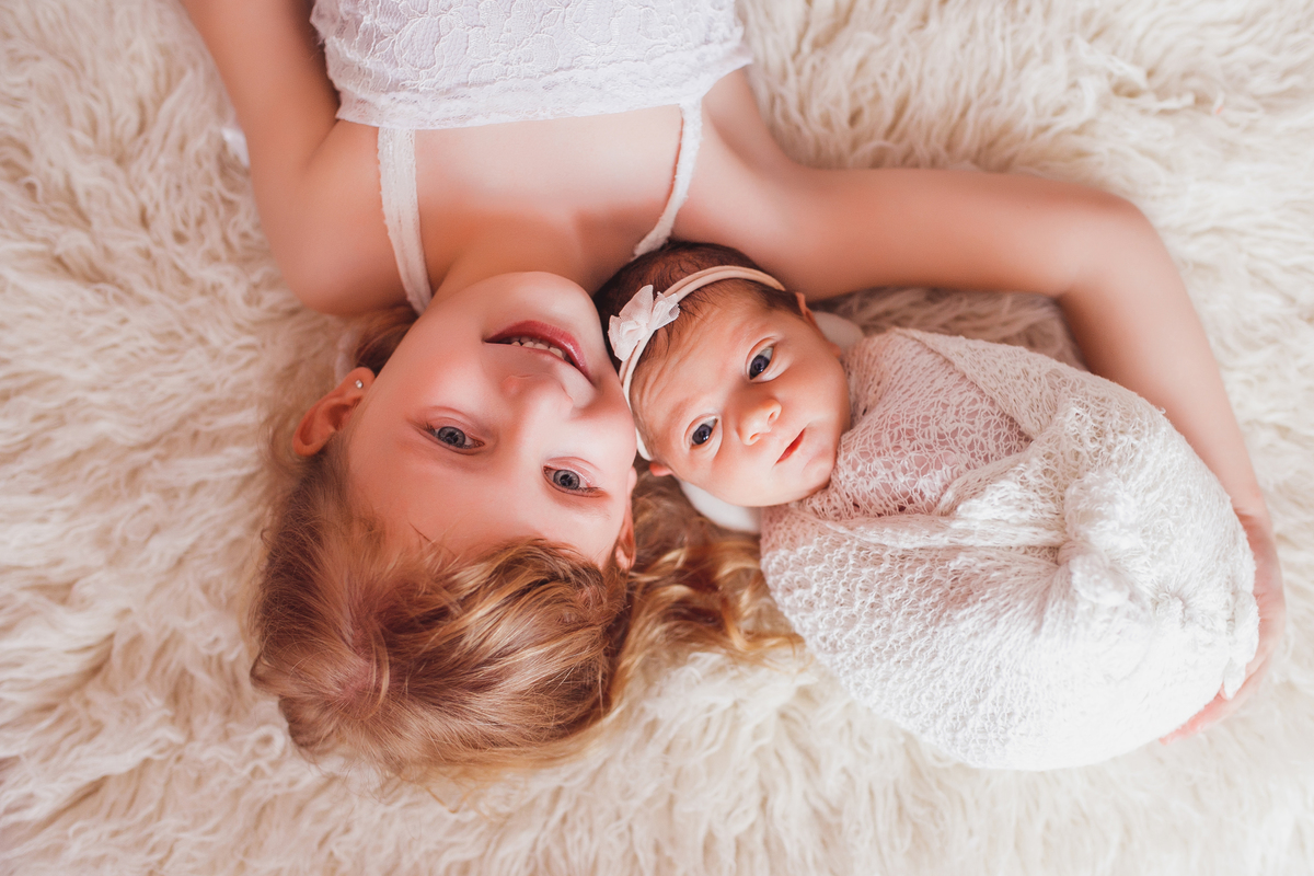 fotografa familia curitiba - newborn estudio menina 