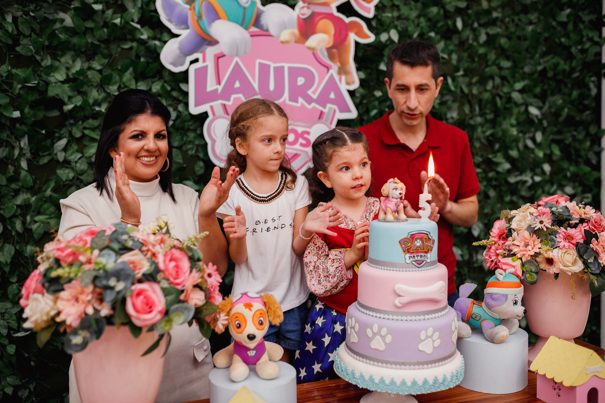 fotografa familia Curitiba - aniversario infantil buffet menina 