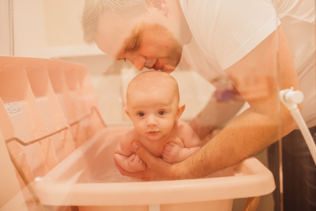 fotografa familia curitiba - ensaio em casa 3 meses