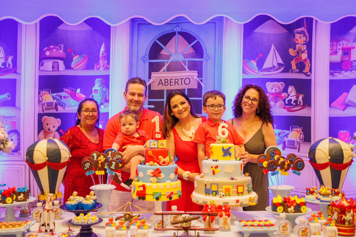 fotografa familia curitiba - aniversario buffet infantil