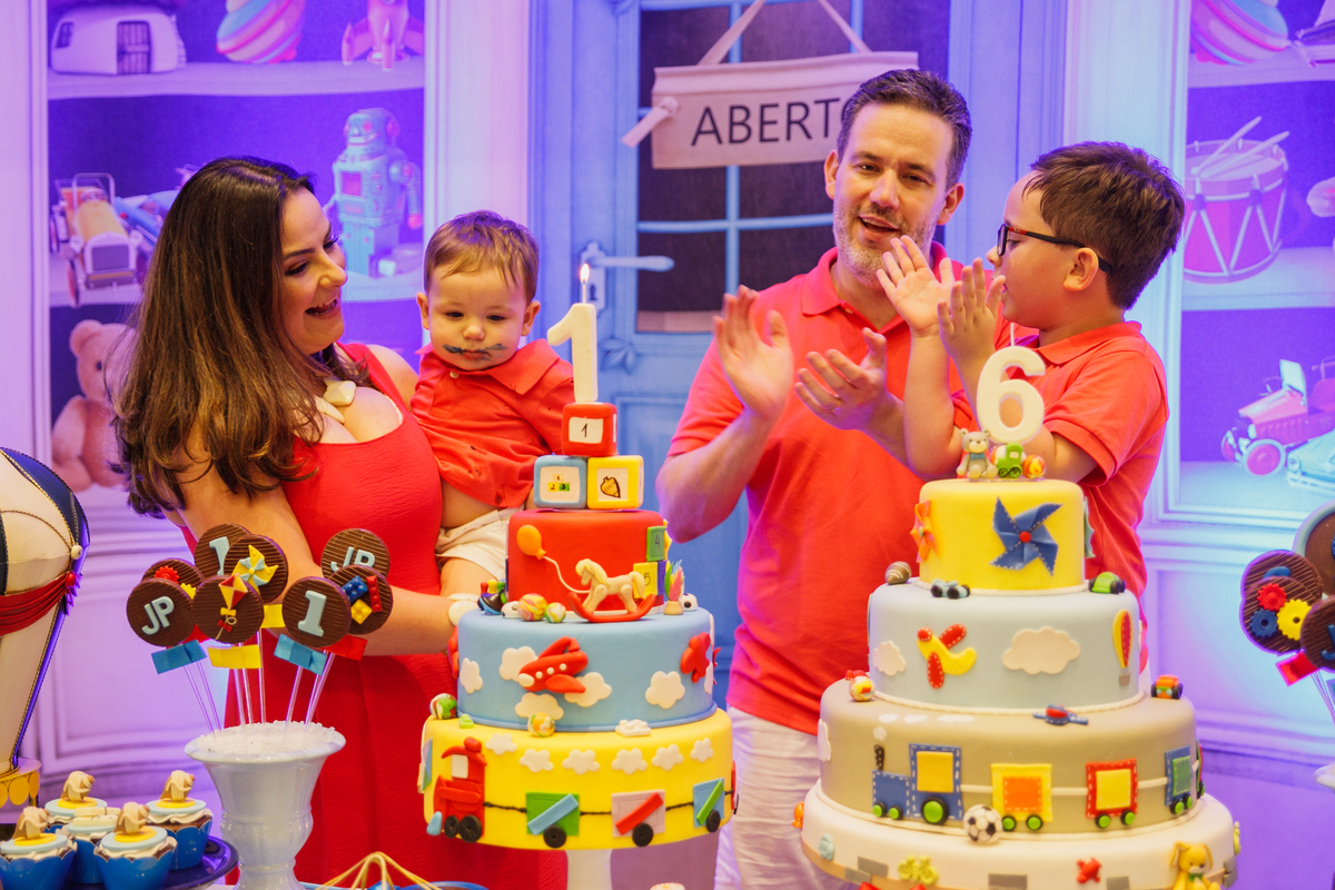fotografa familia curitiba - aniversario buffet infantil