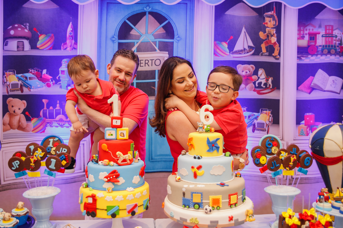 fotografa familia curitiba - aniversario buffet infantil