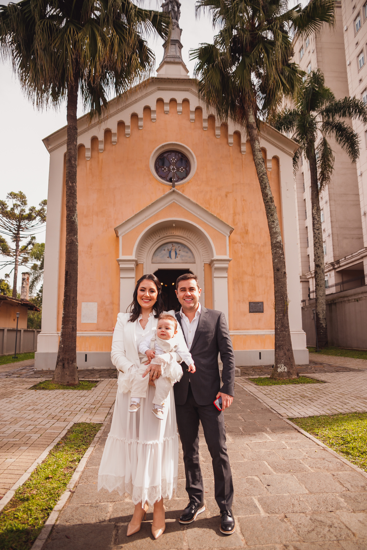 fotografa familia curitiba - batizado Luca igreja 