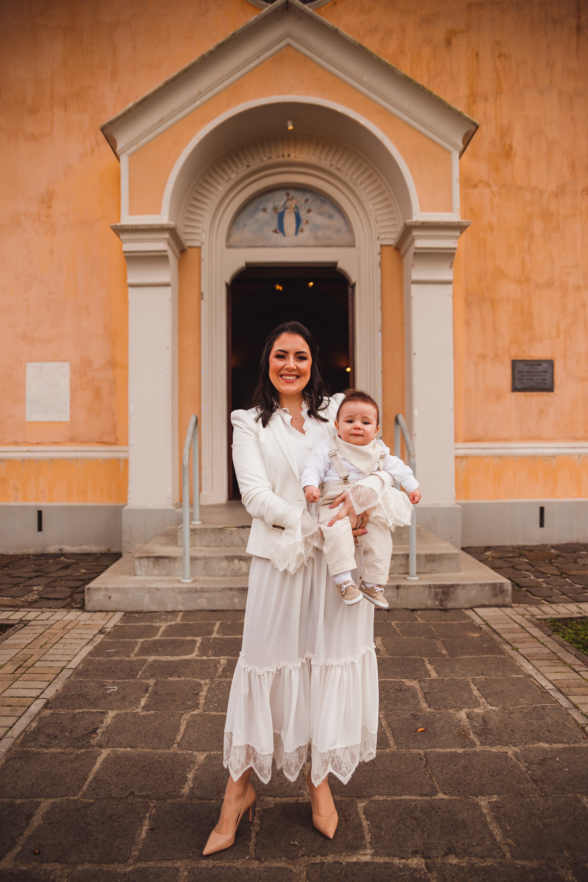 fotografa familia curitiba - batizado Luca igreja 