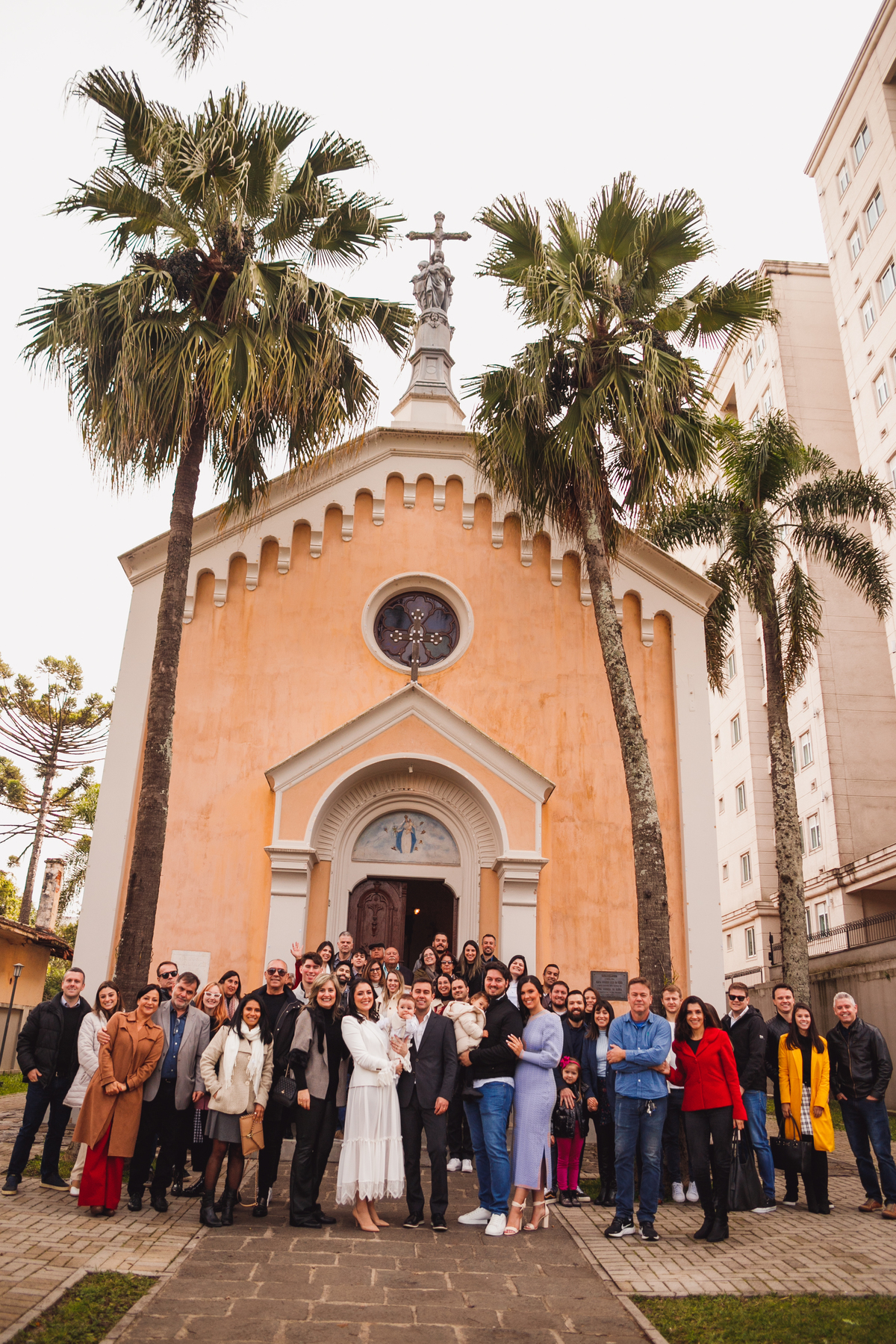 fotografa familia curitiba - batizado Luca igreja 