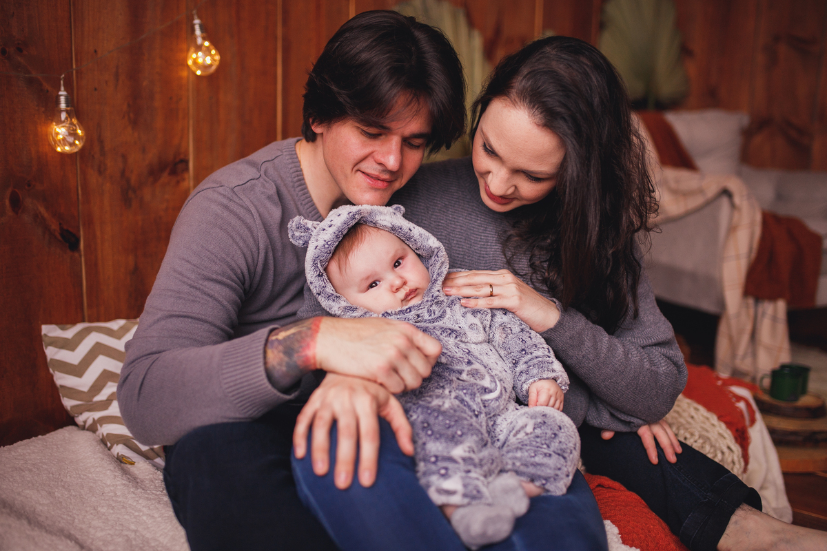 fotografa familia curitiba - ensaio inverno estudio