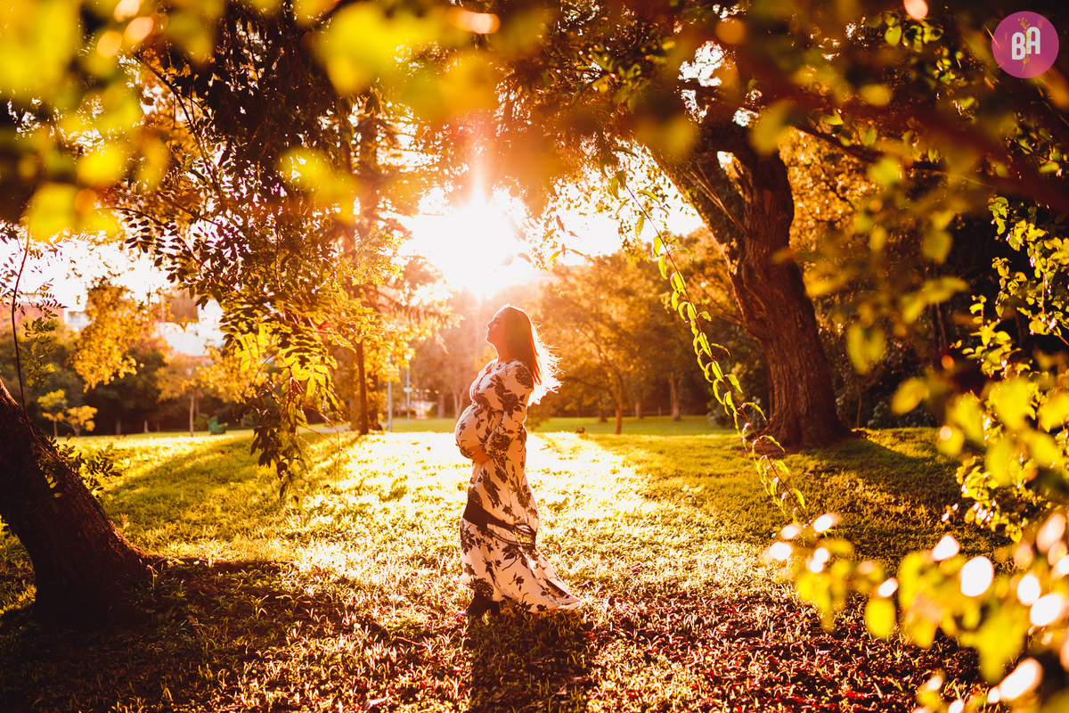 fotografa familia curitiba - ensaio gestante externo bosque papa outono 