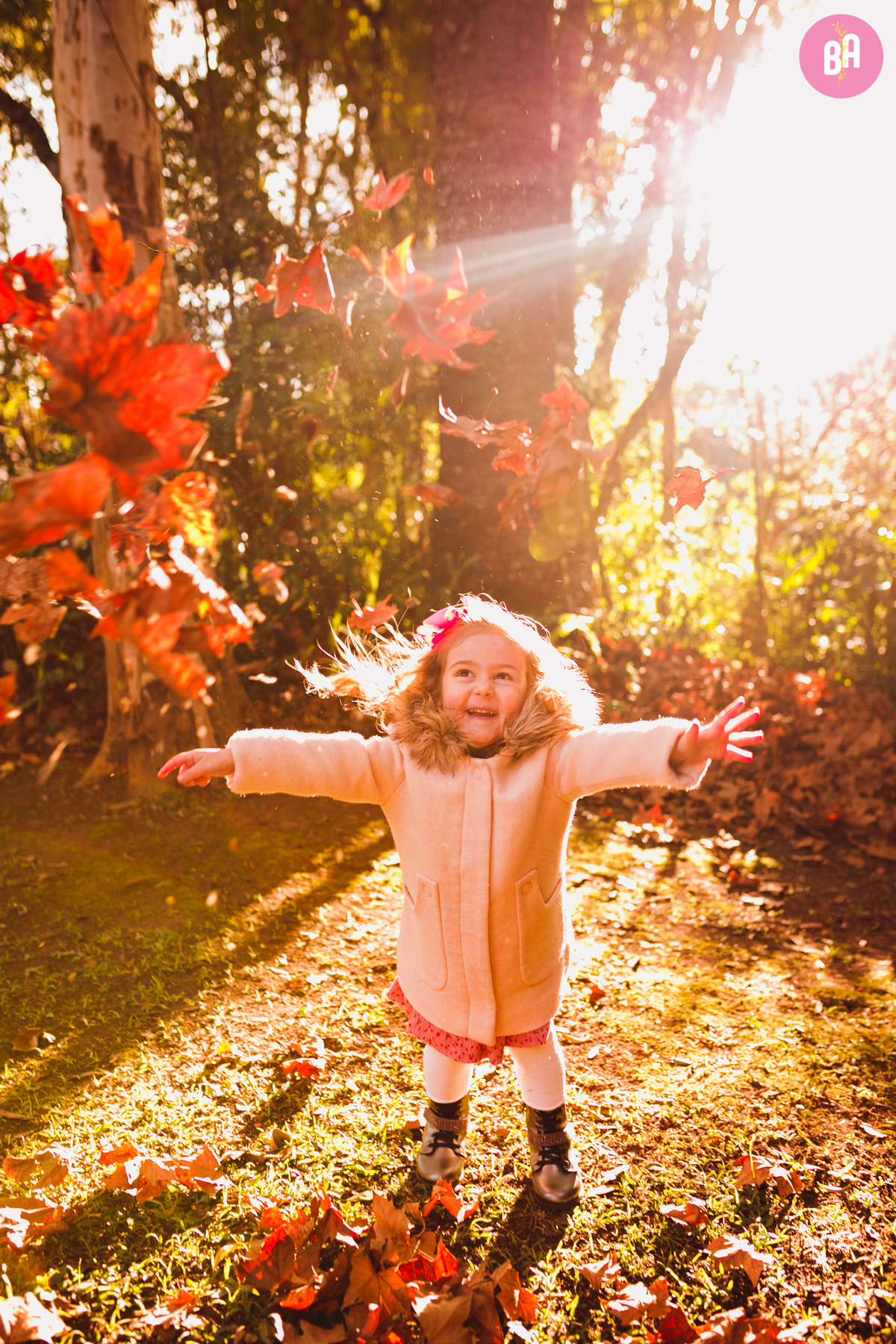 fotografa familia curitiba - ensaio gestante externo bosque papa outono 