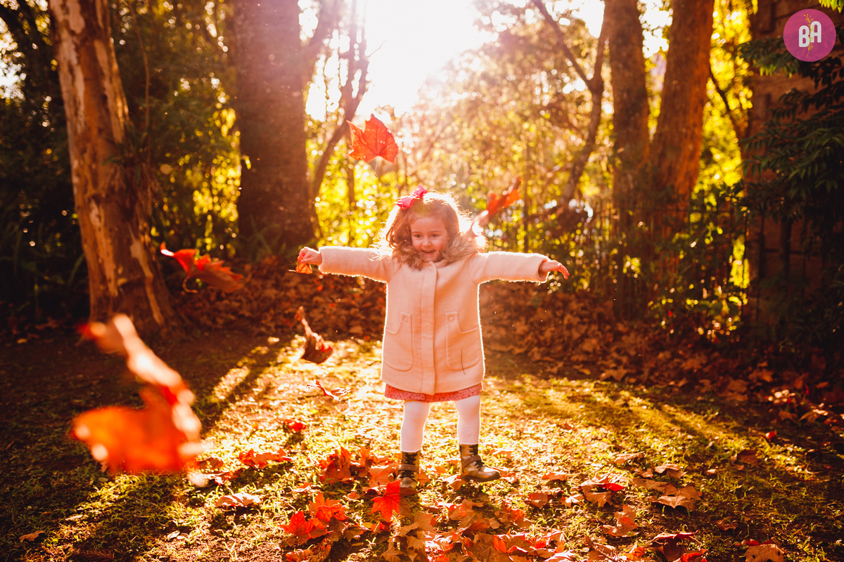 fotografa familia curitiba - ensaio gestante externo bosque papa outono 