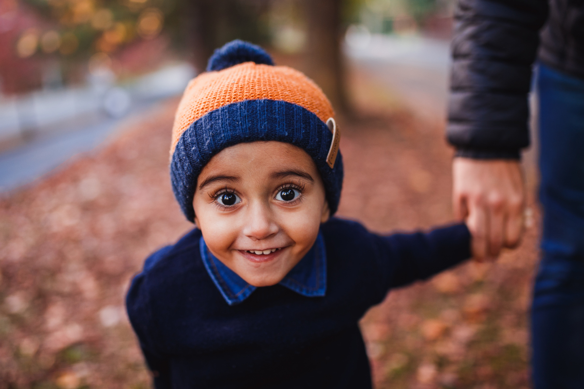 fotografa familia curitiba - outono onibus vermelhão 