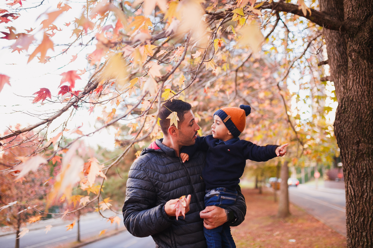 fotografa familia curitiba - outono onibus vermelhão 