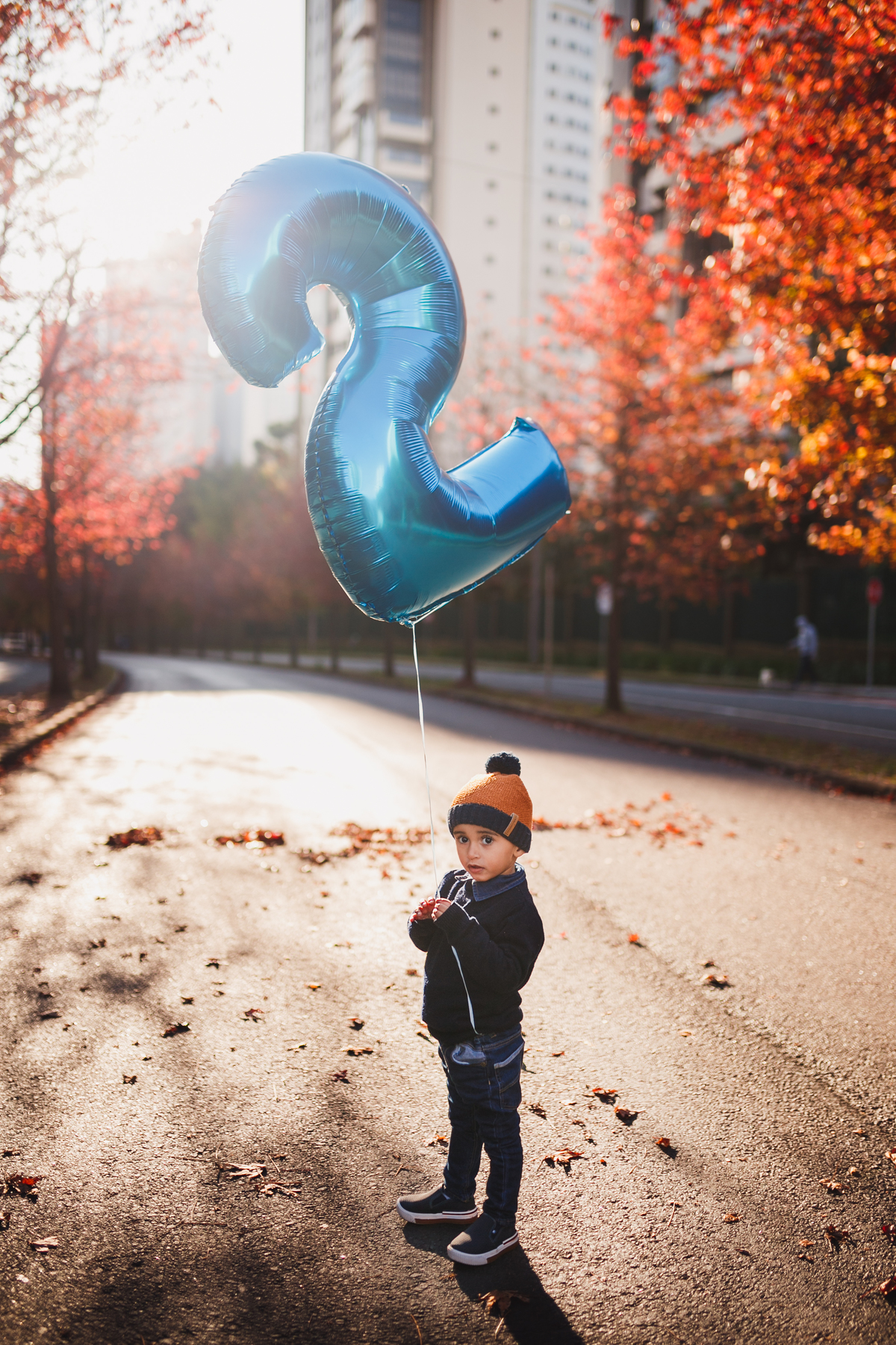 fotografa familia curitiba - outono onibus vermelhão 