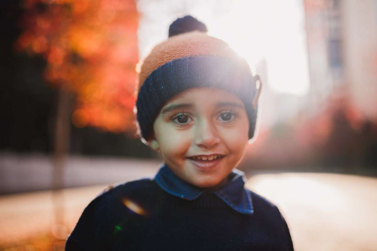 fotografa familia curitiba - outono onibus vermelhão 