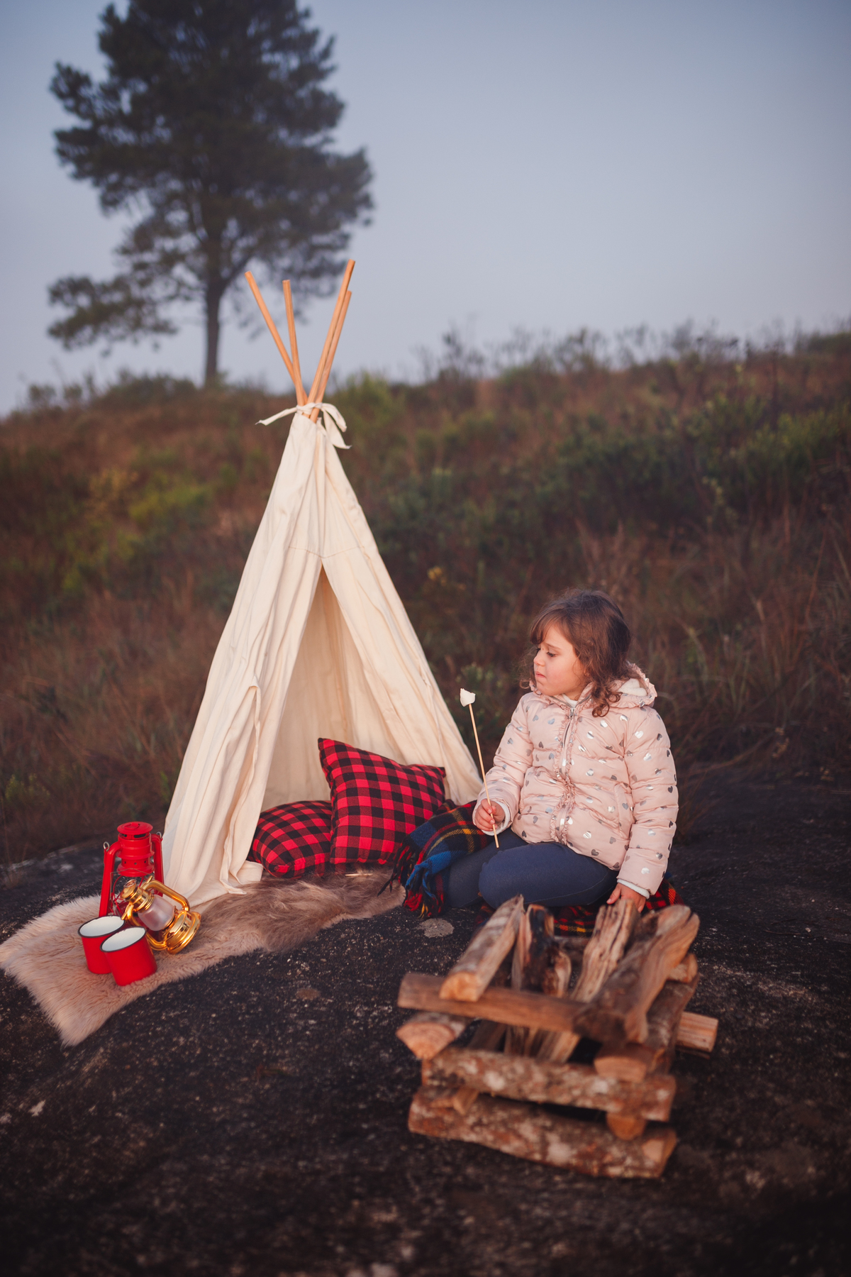 fotografa familia curitiba - ensaio nascer do sol acampamento 