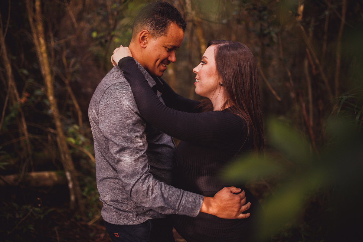 fotografa familia curitiba - gestante morro do cal montanha por do sol