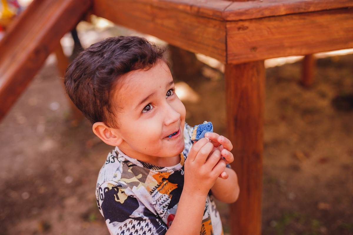 Fotógrafa familia Curitiba - Aniversário externo menino brincadeiras