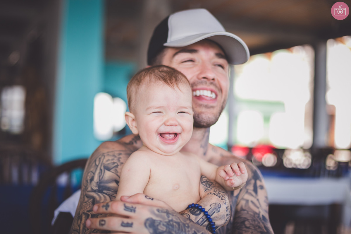 sophie 7 meses praia