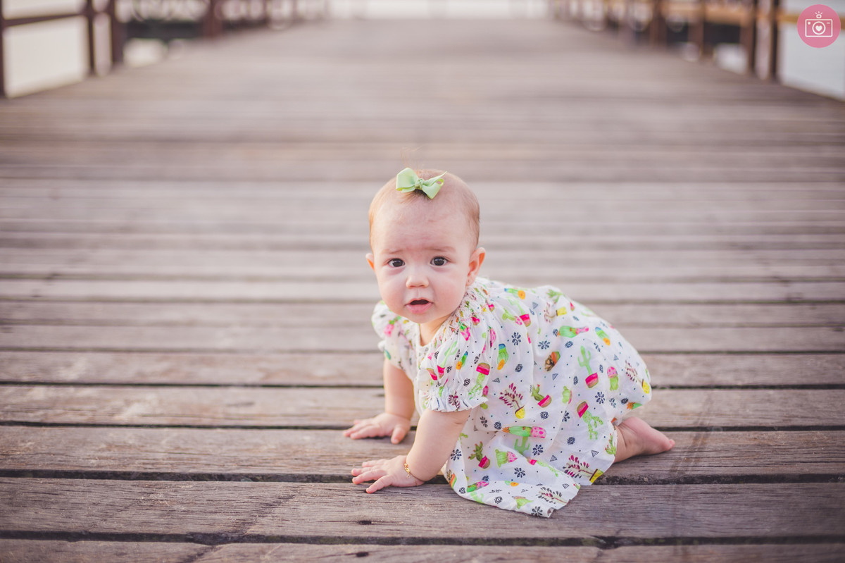 sophie 7 meses praia