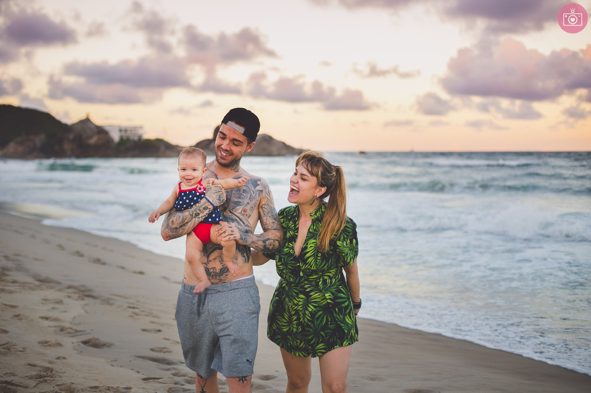 sophie 7 meses praia