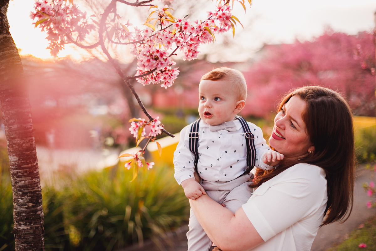 Fotógrafa familia Curitiba - Ensaio externo menino Cerejeira