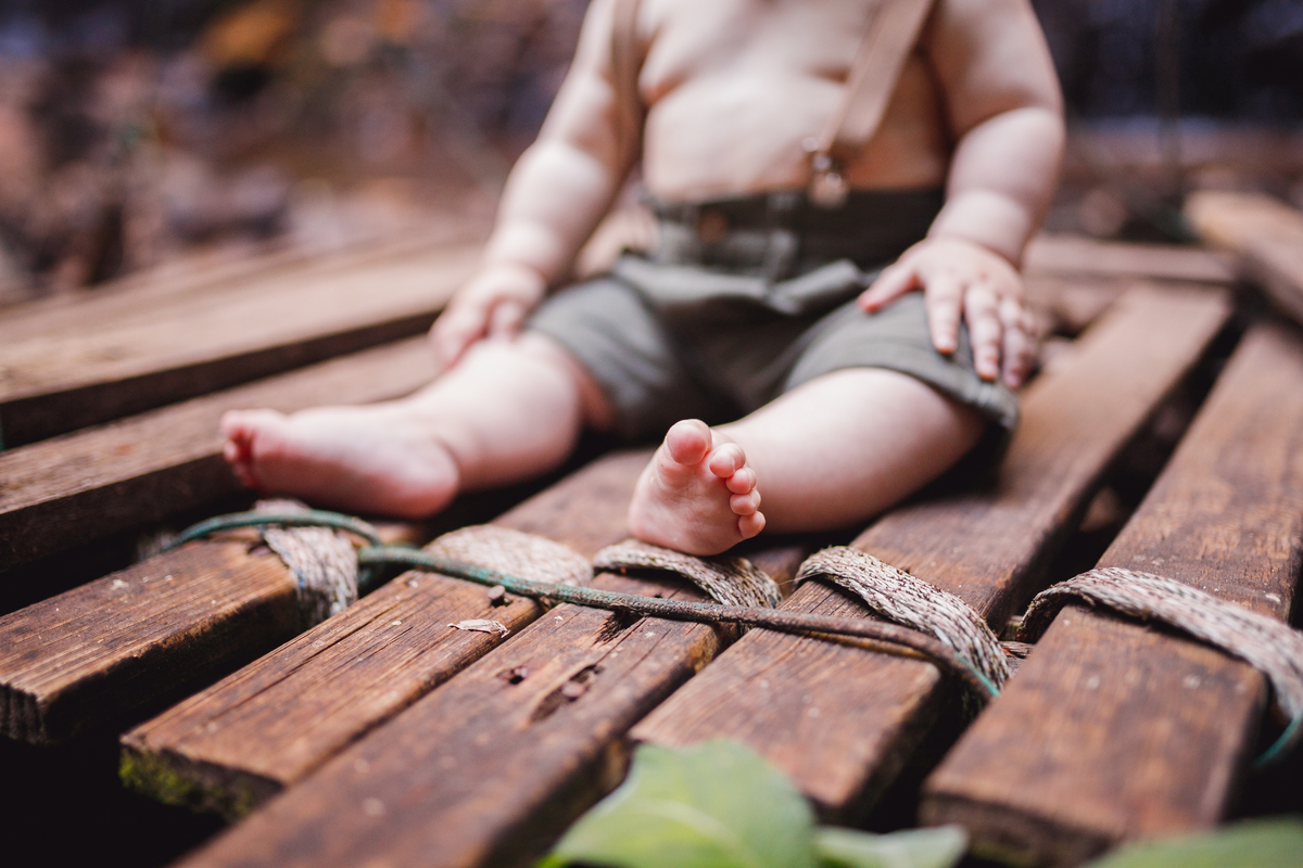 Fotografa familia Curitiba - ensaio externo cachoeira bebe 