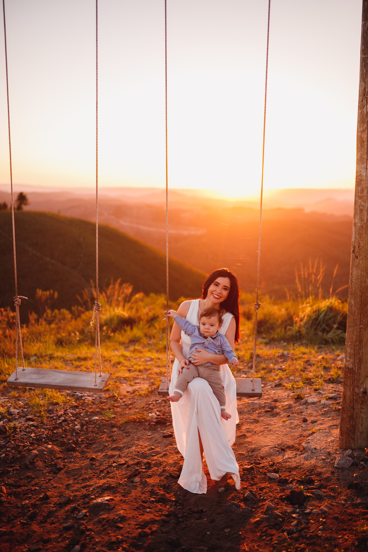 Fotografa familia Curitiba - ensaio externo cachoeira bebe 