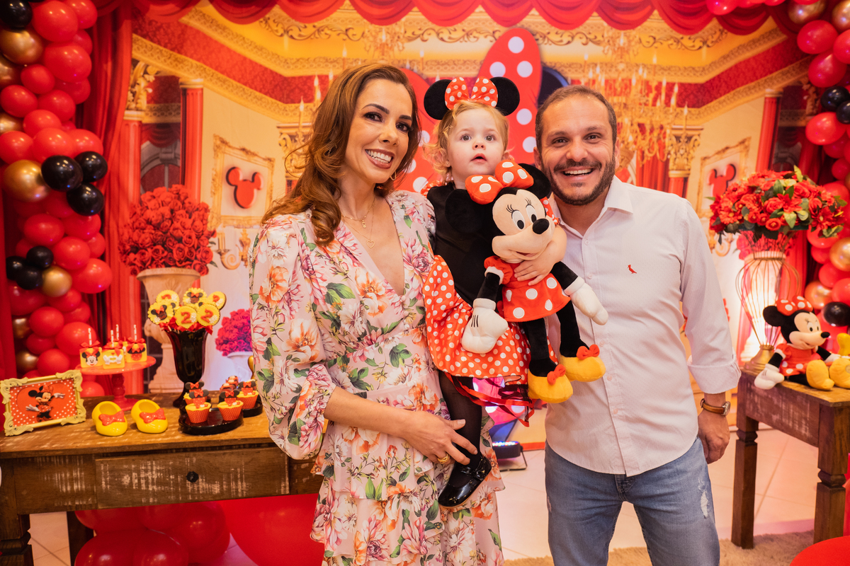 Fotografa familia Curitiba - Aniversario infantil menina Minnie 
