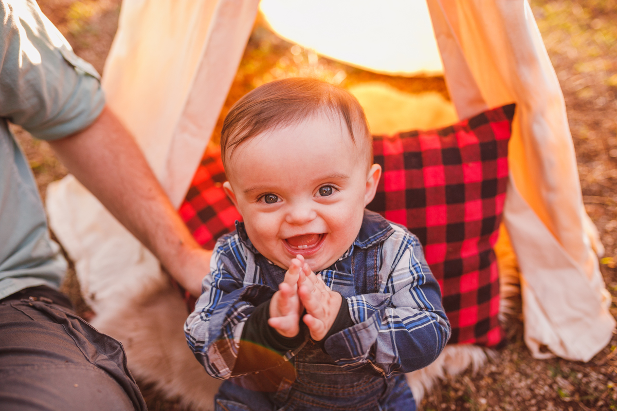 Fotografa familia Curitiba - Ensaio externo bebe menino 