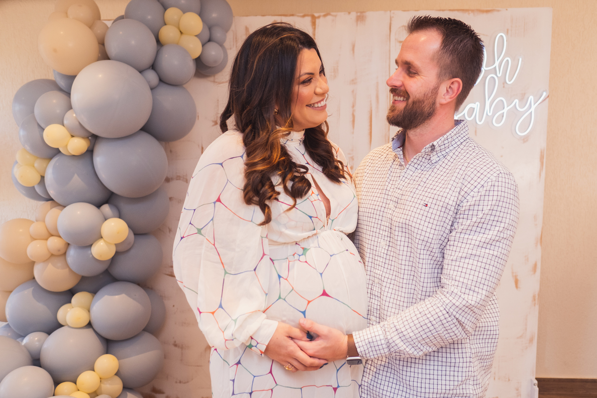 Fotografa familia Curitiba - cha de bebe menino gestante brincadeiras