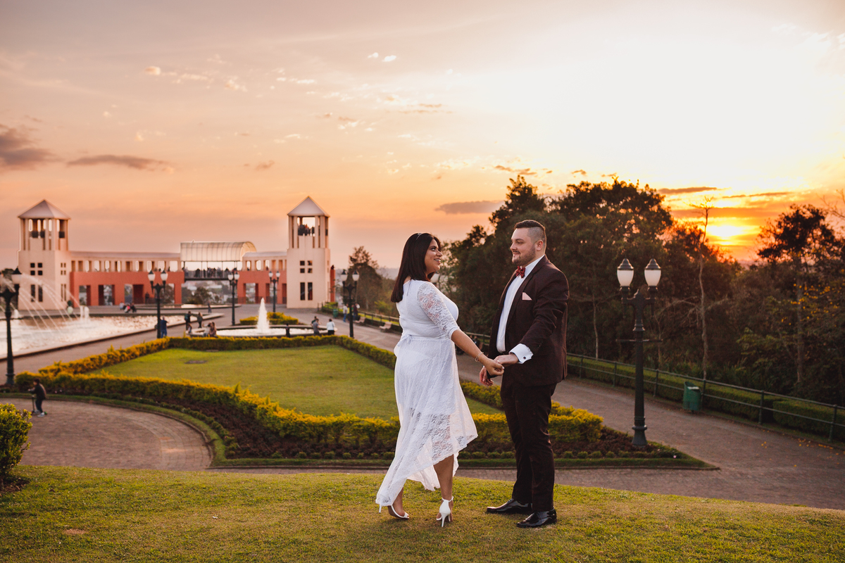 fotografa familia Curitiba - Casamento civil por do sol ensaio externo 
