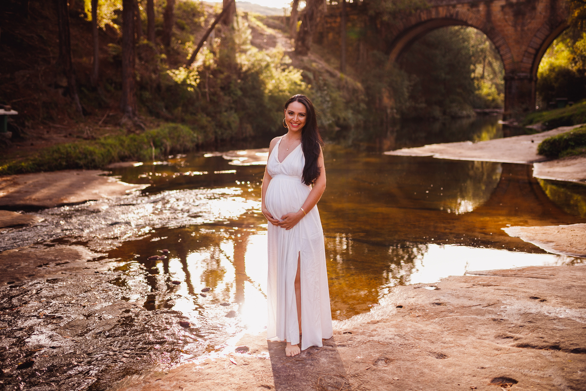 Fotografa familia curitiba - ensaio externo por do sol gestante 