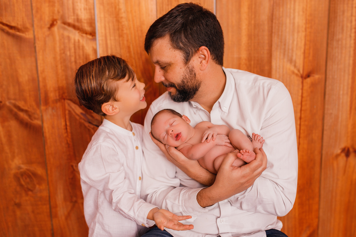 Fotografa familia Curitiba - Ensaio newborn estudio bebe menino