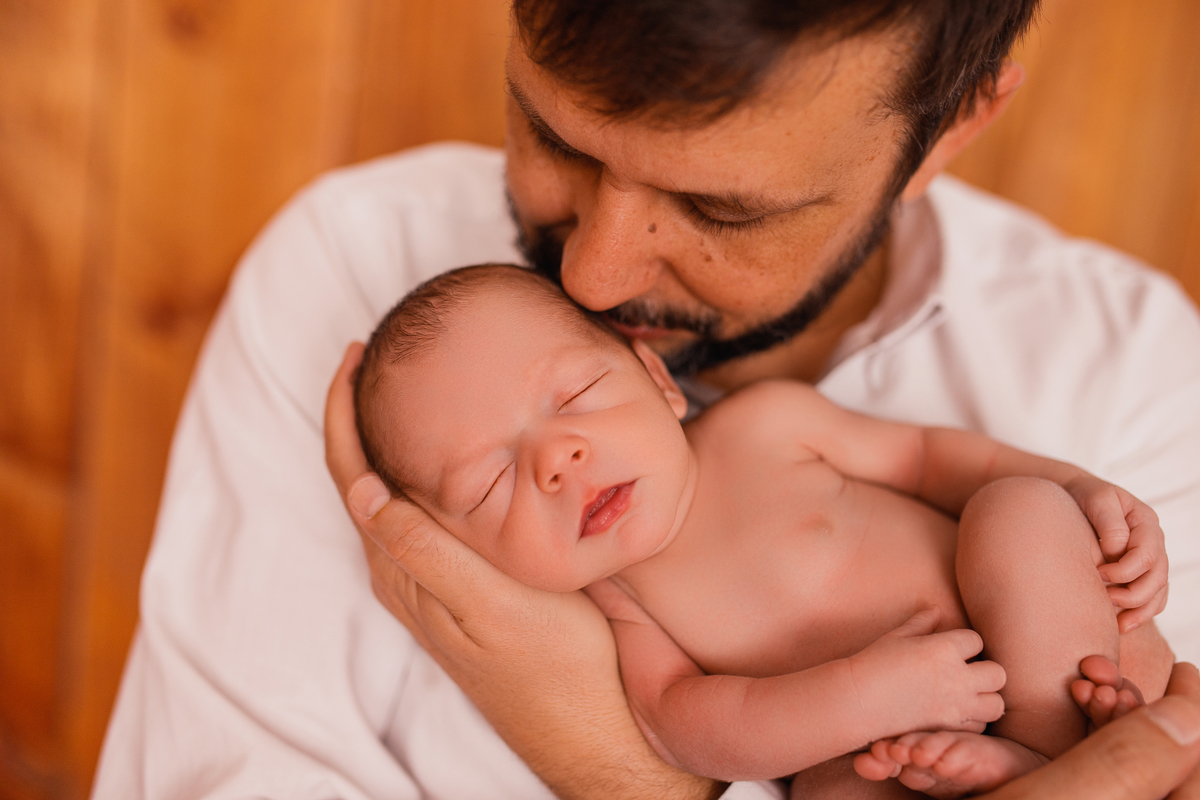 Fotografa familia Curitiba - Ensaio newborn estudio bebe menino