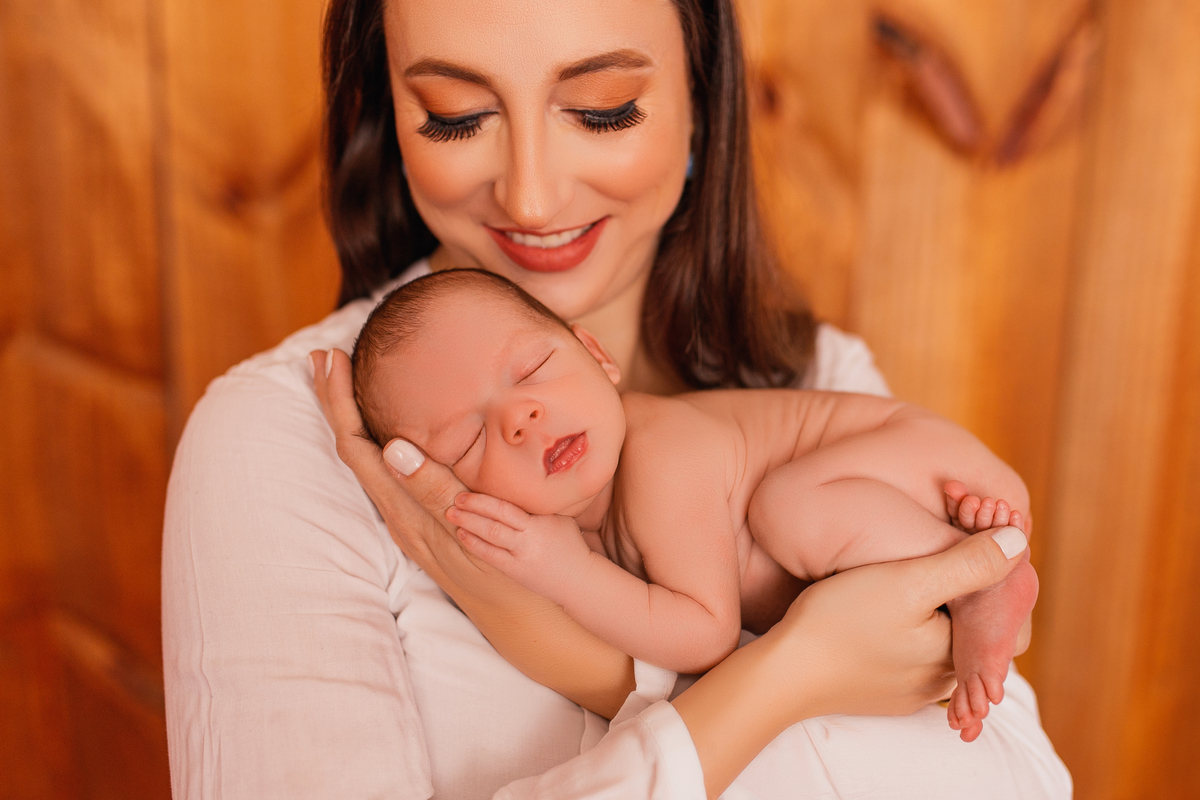 Fotografa familia Curitiba - Ensaio newborn estudio bebe menino
