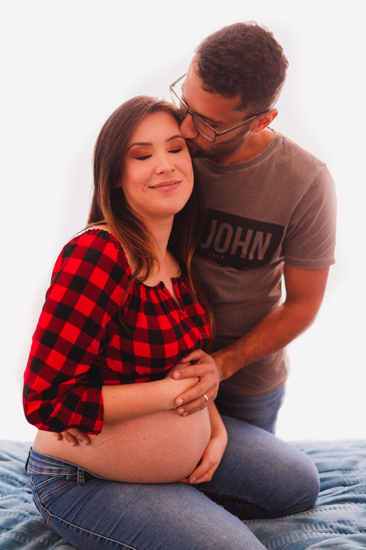Fotografa familia Curitiba - lifestyle ensaio externo gestante bebe menino casal