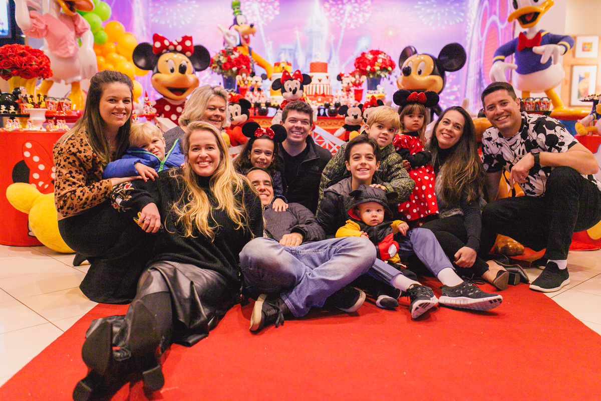 Fotografa familia Curitiba - aniversário Mickey Minnie menina menino Buffet fun jungle 