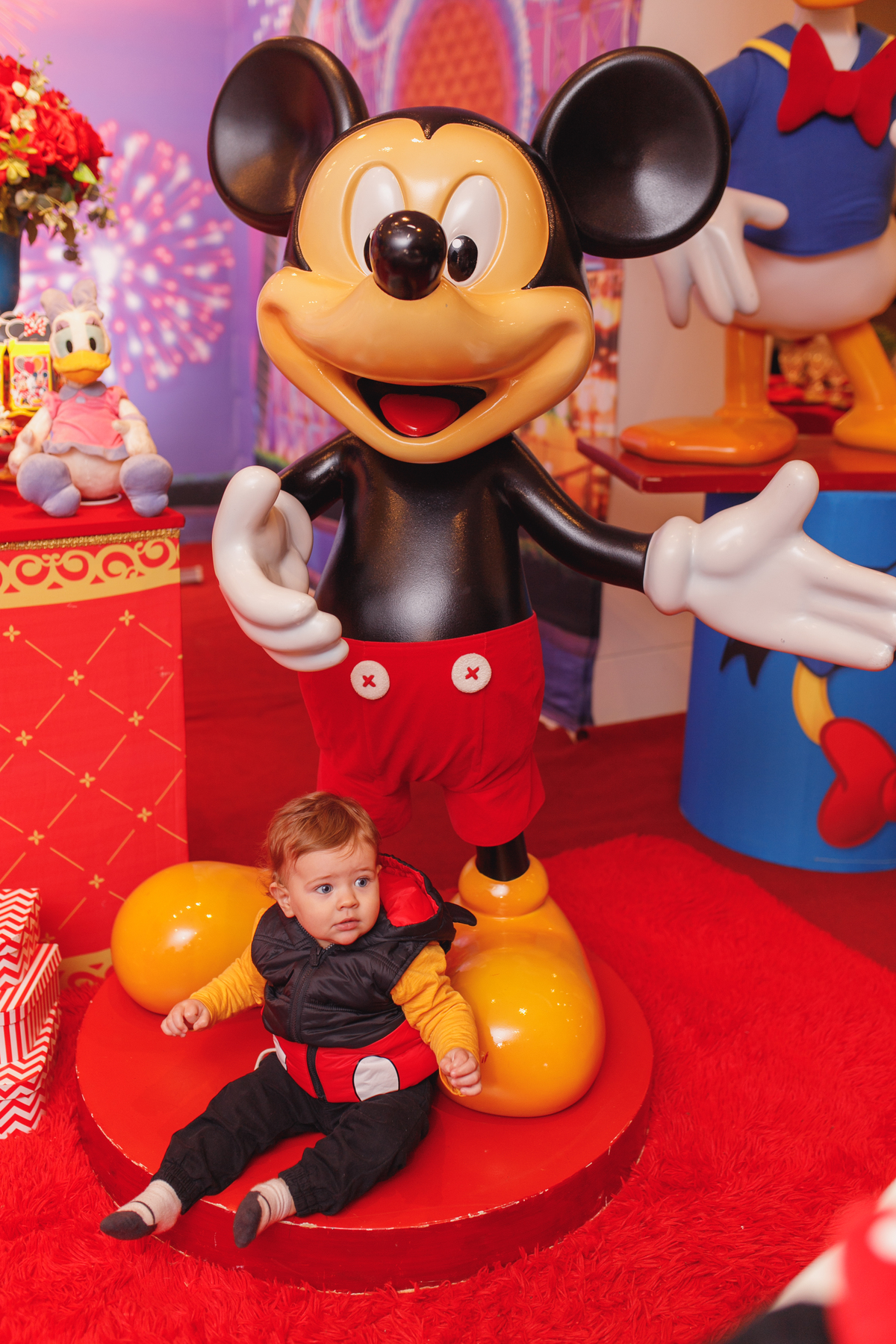 Fotografa familia Curitiba - aniversário Mickey Minnie menina menino Buffet fun jungle 