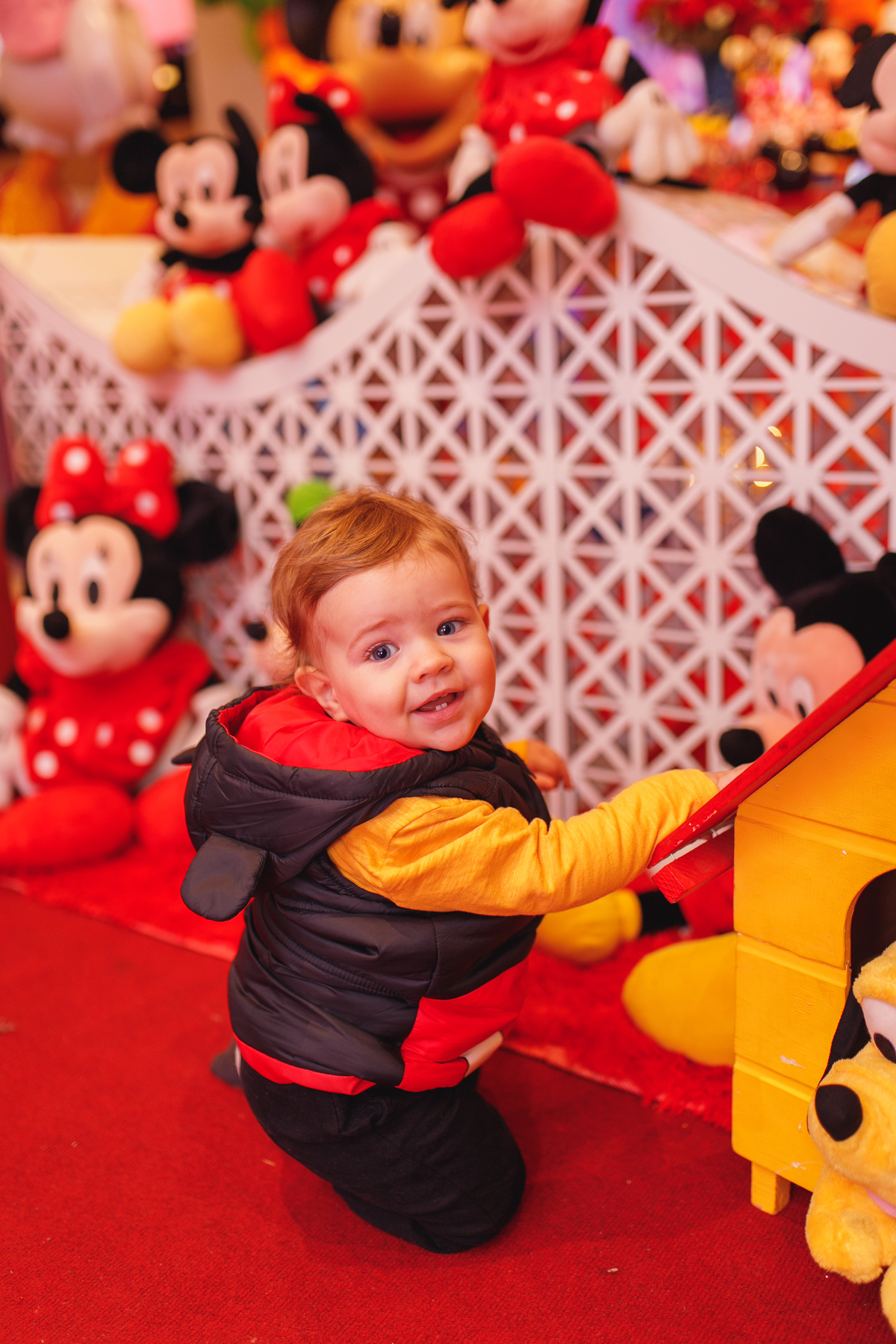 Fotografa familia Curitiba - aniversário Mickey Minnie menina menino Buffet fun jungle 