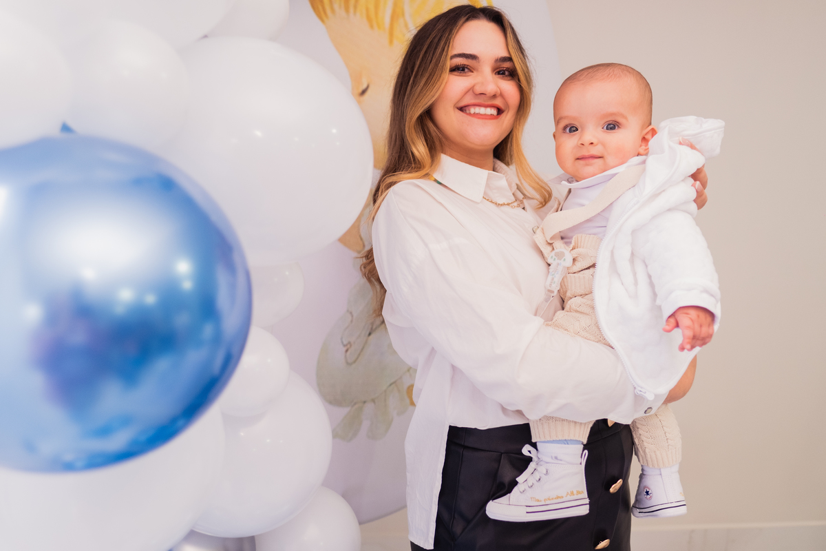 Fotografa Família Curitiba - Batizado menino igreja católica 