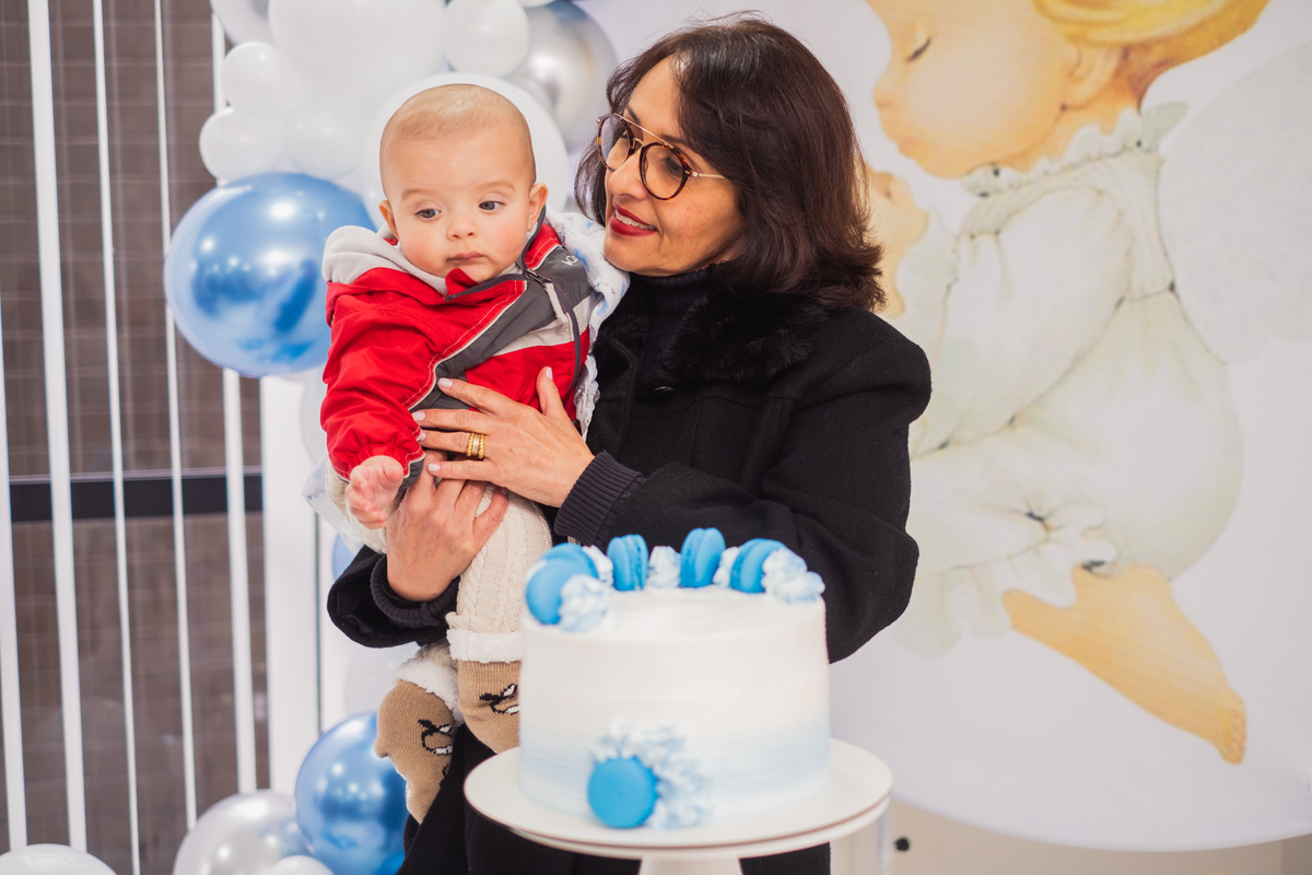 Fotografa Família Curitiba - Batizado menino igreja católica 