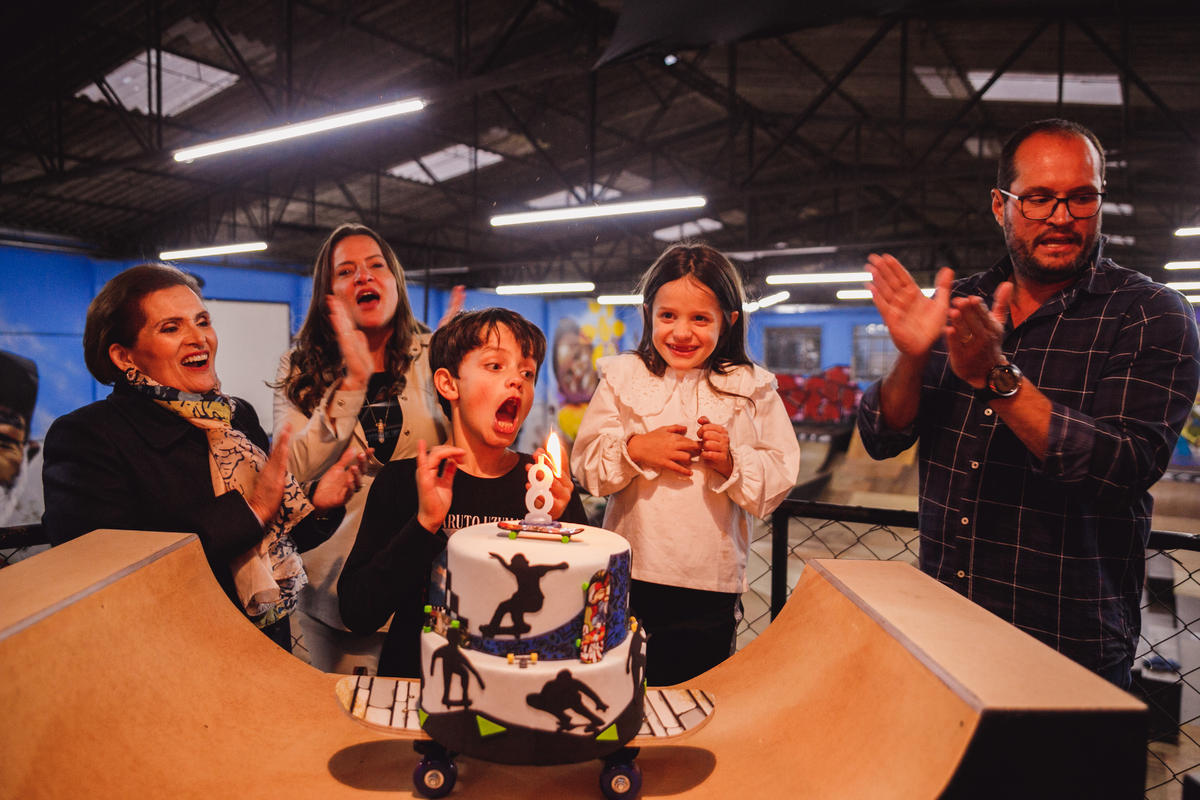 Fotografa familia Curitiba - Skate Park Aniversário menino 