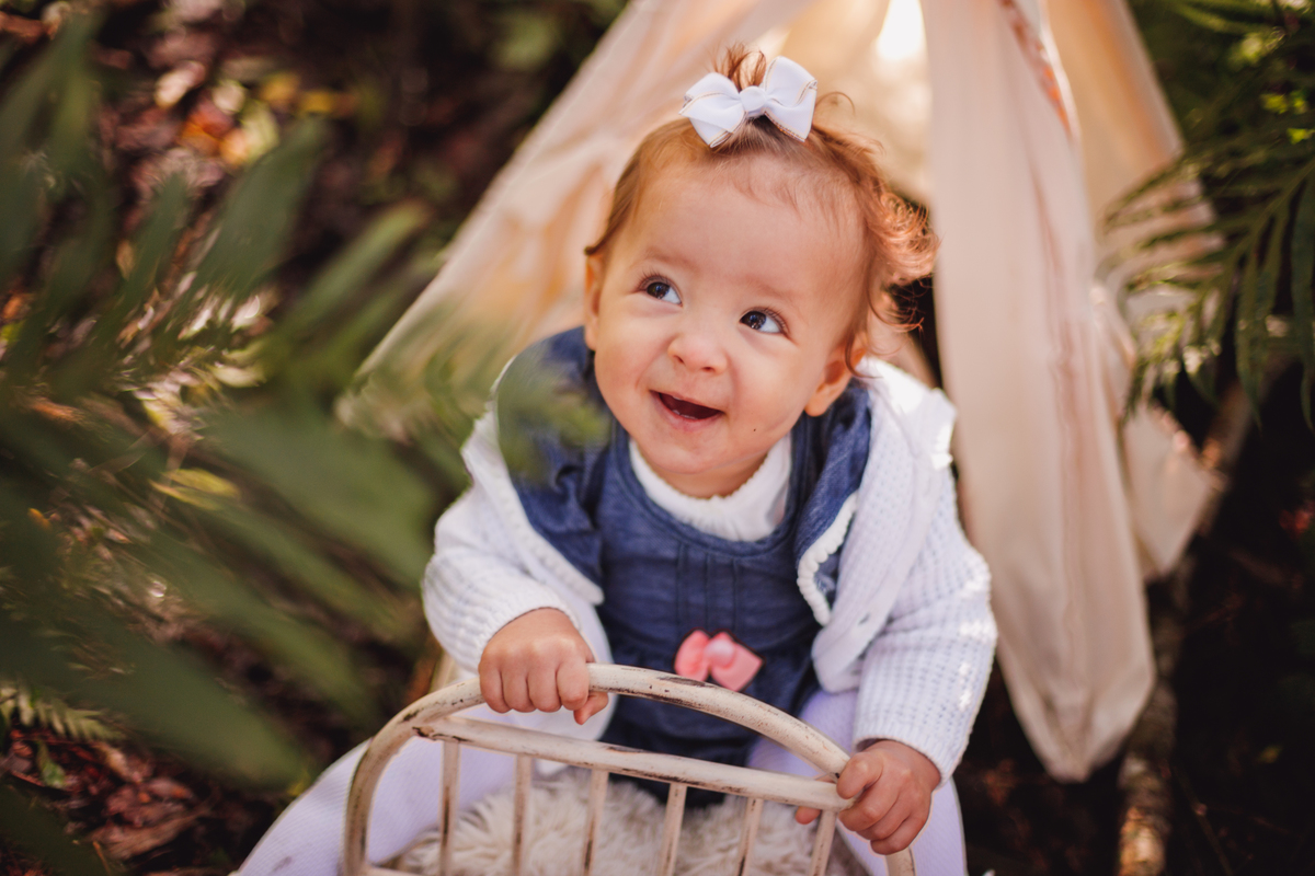 Fotografa familia Curitiba - Parque Tangua ensaio bebe menina 