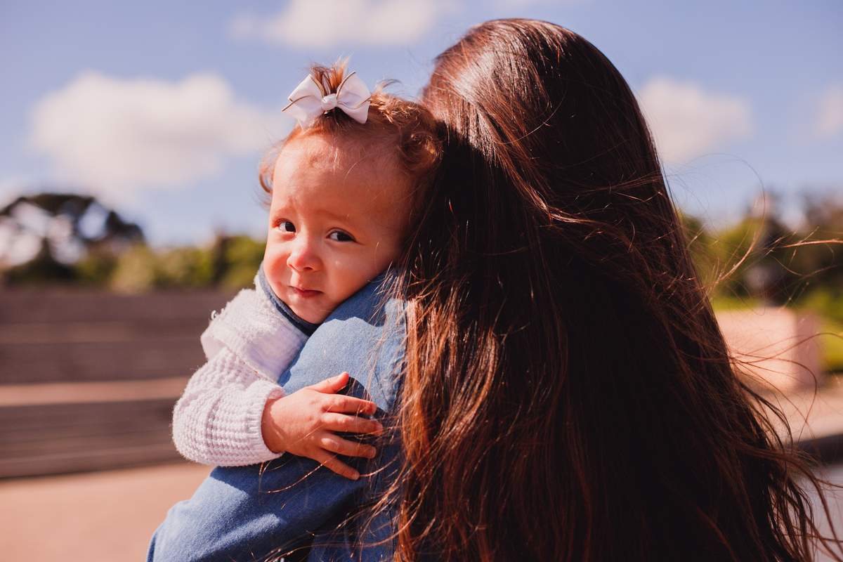 Fotografa familia Curitiba - Parque Tangua ensaio bebe menina 