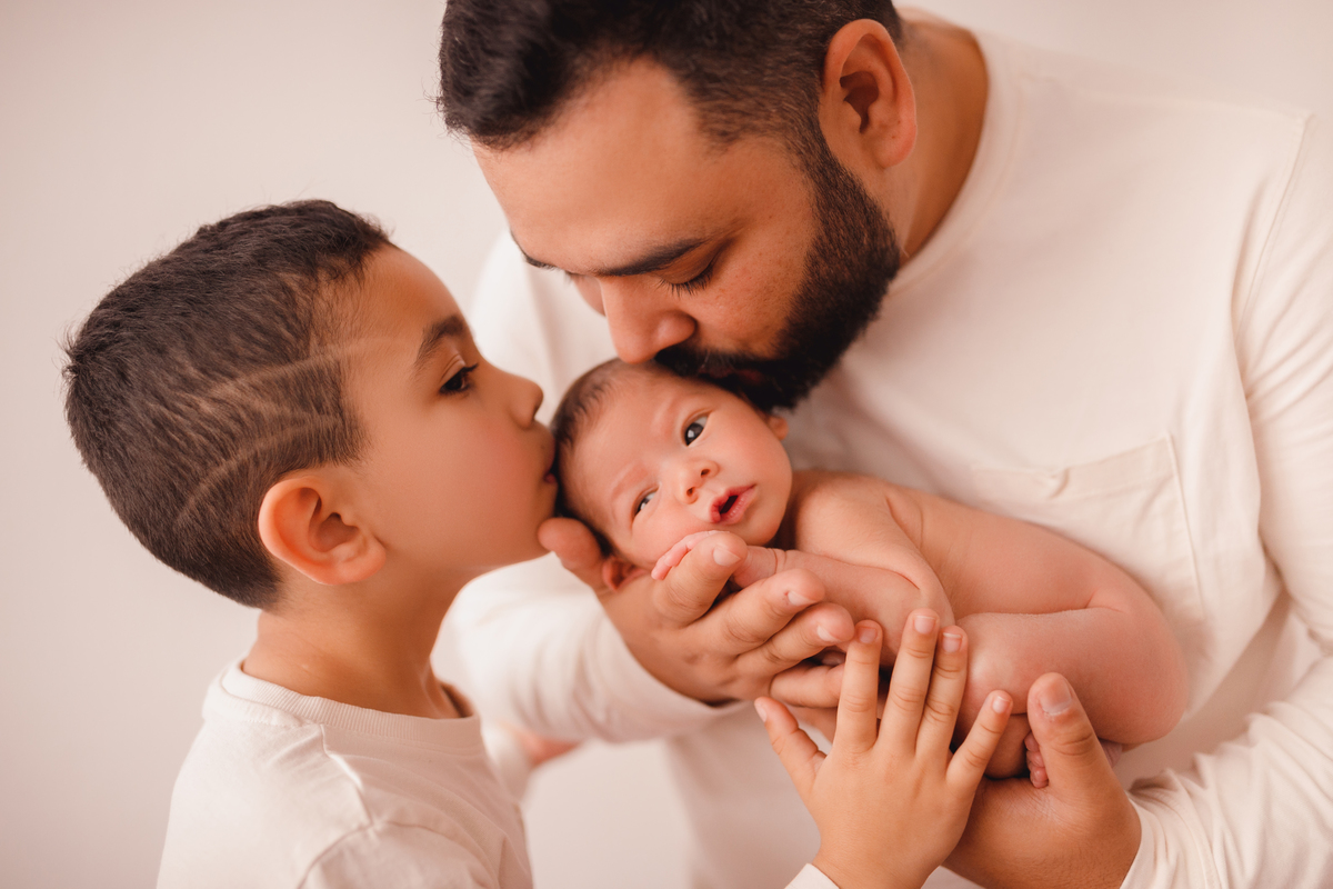 fotografa familia Curitiba - newborn menino bebe estudio Daniel