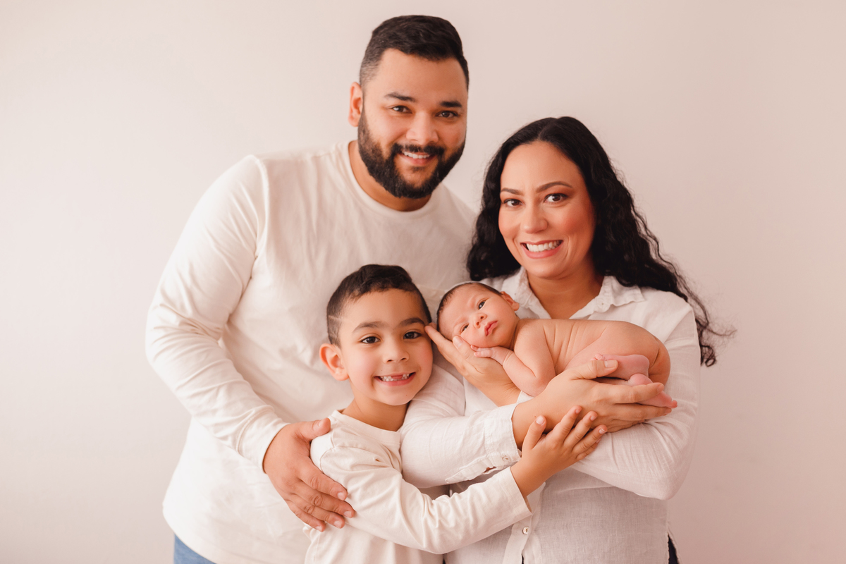 fotografa familia Curitiba - newborn menino bebe estudio Daniel