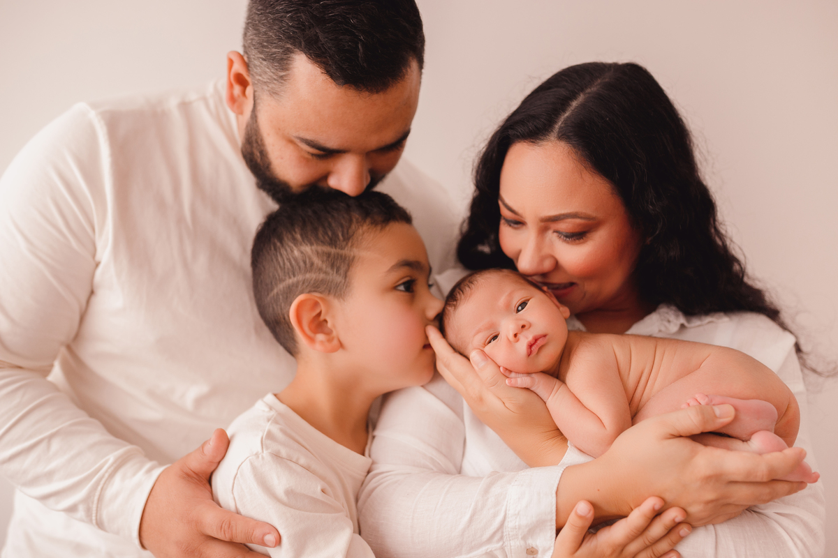 fotografa familia Curitiba - newborn menino bebe estudio Daniel