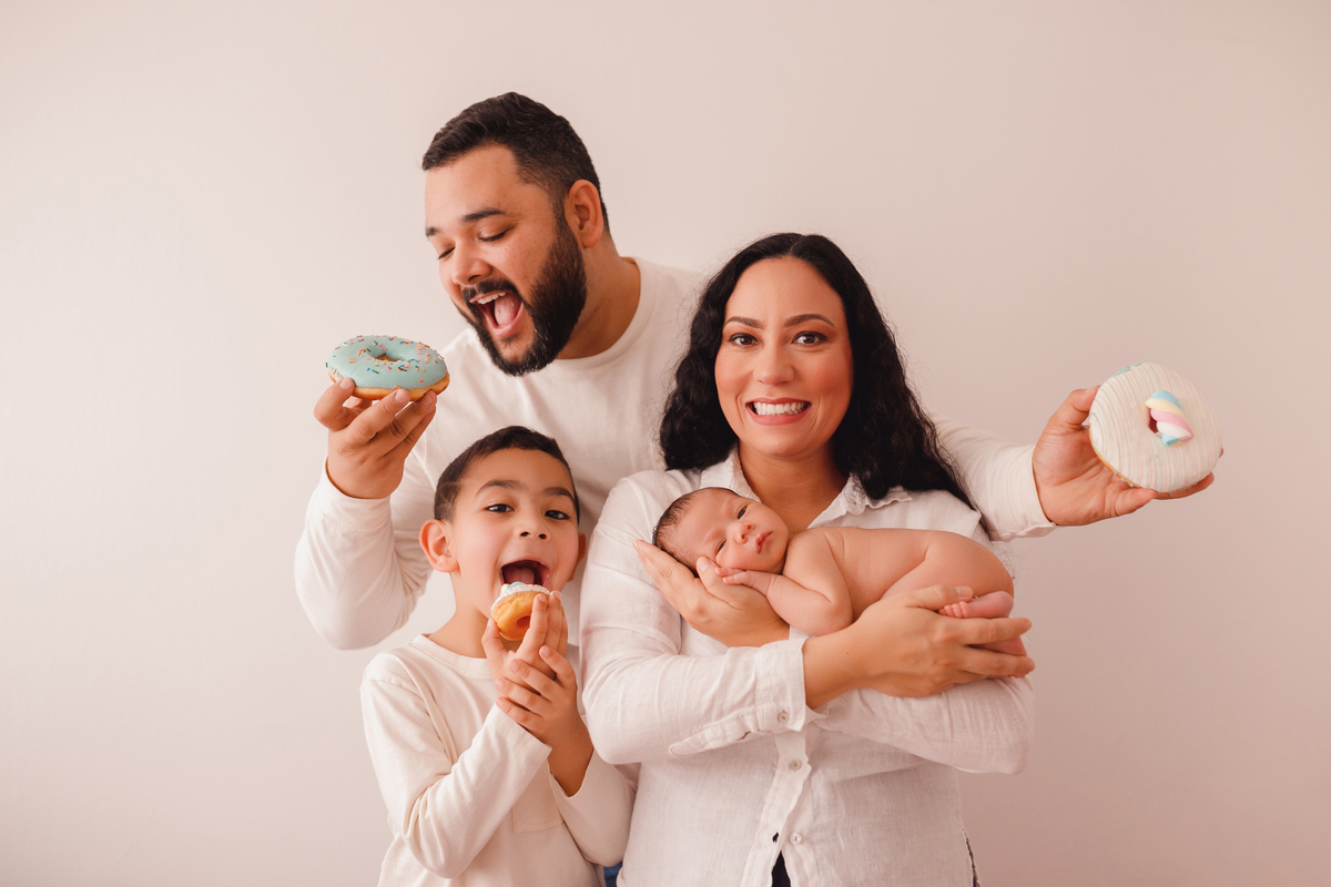 fotografa familia Curitiba - newborn menino bebe estudio Daniel