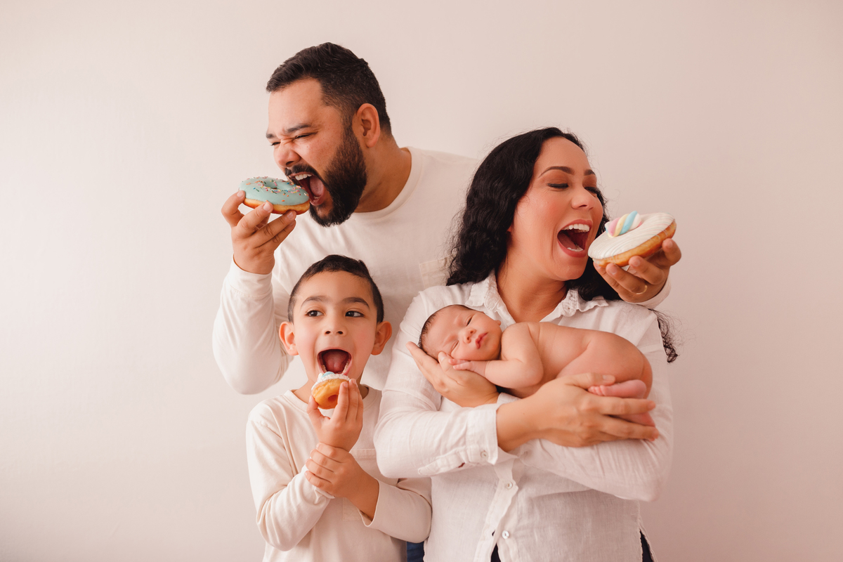 fotografa familia Curitiba - newborn menino bebe estudio Daniel