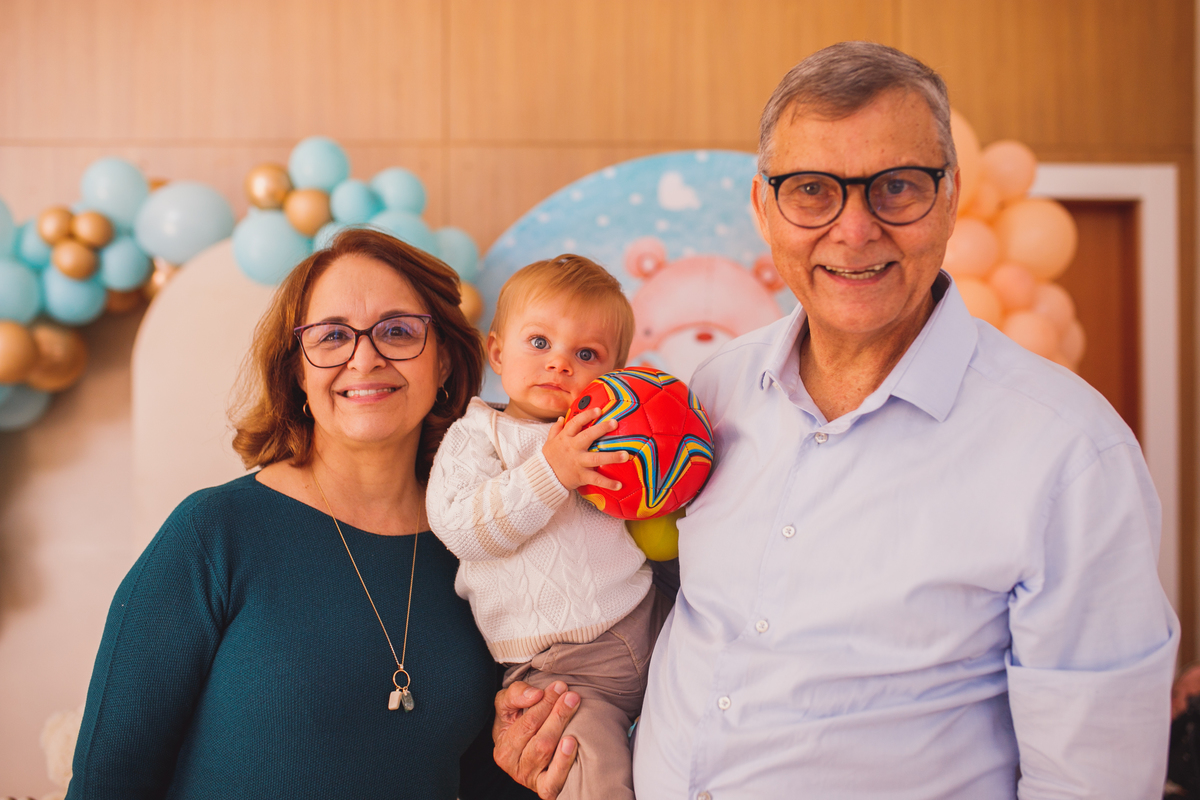 Fotografa familia Curitiba - aniversario bebe menino salao ursinho 